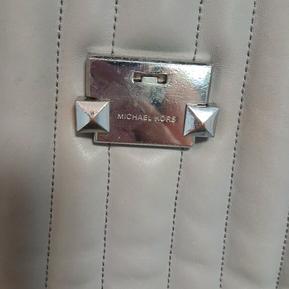 Michael Kors Gray Leather Backpack main image 4
